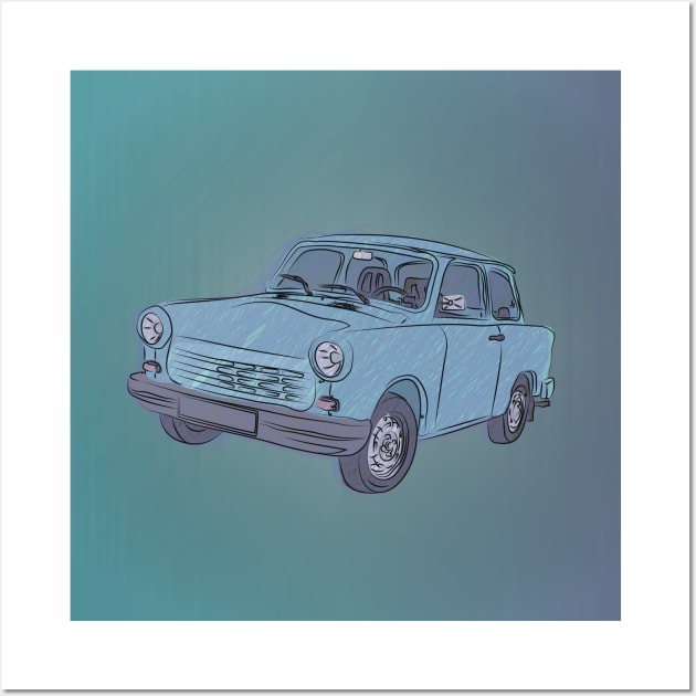 Trabant Wall Art by vixfx